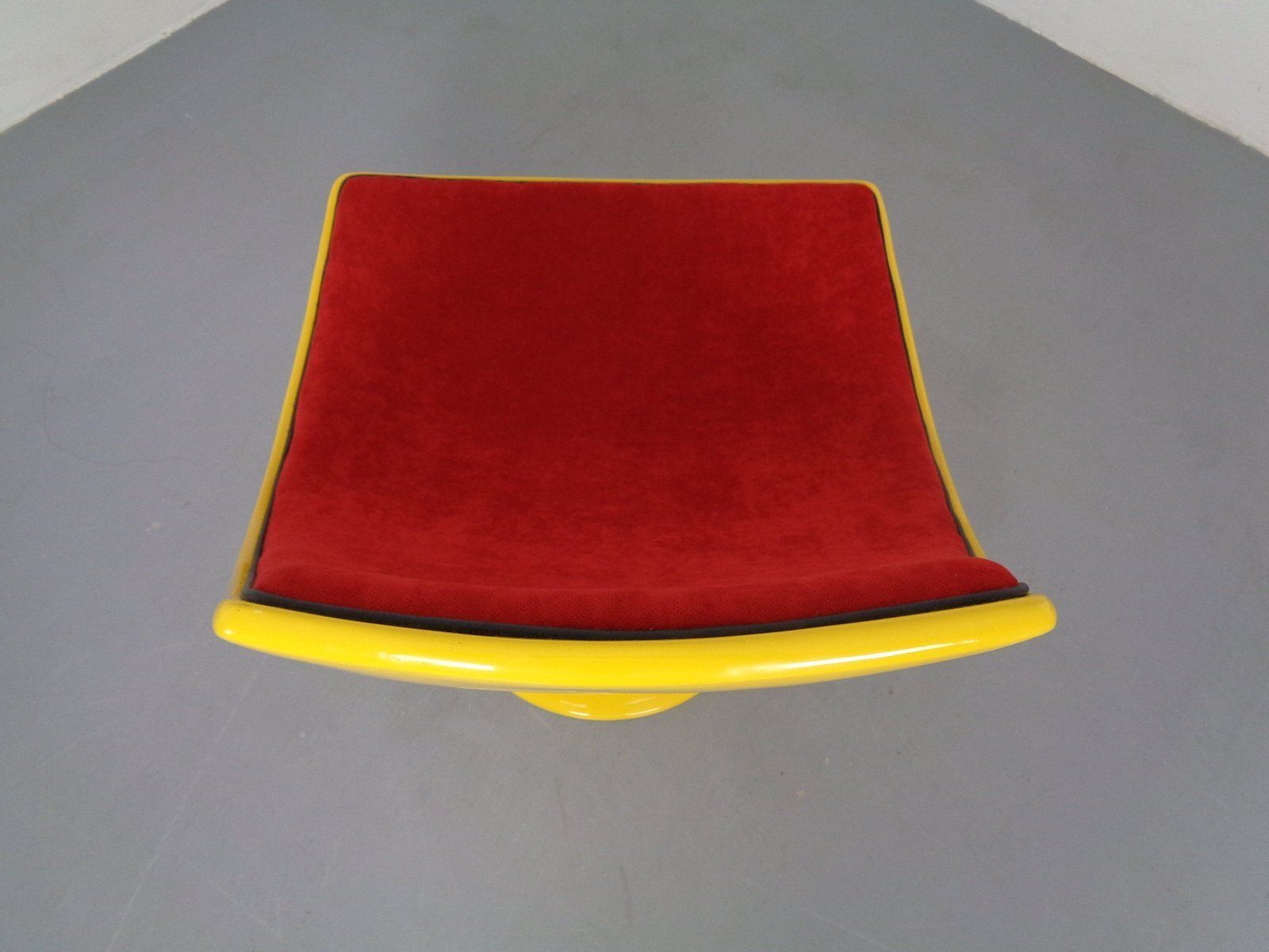 photo vintage Italian Fiberglass Swivel Chair, 1960s