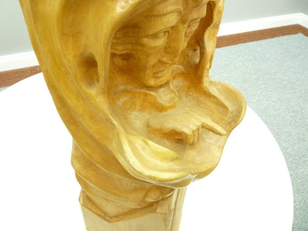 photo furniture Anthroposophical Basswood Sculpture In The Dornach Style, 1940s