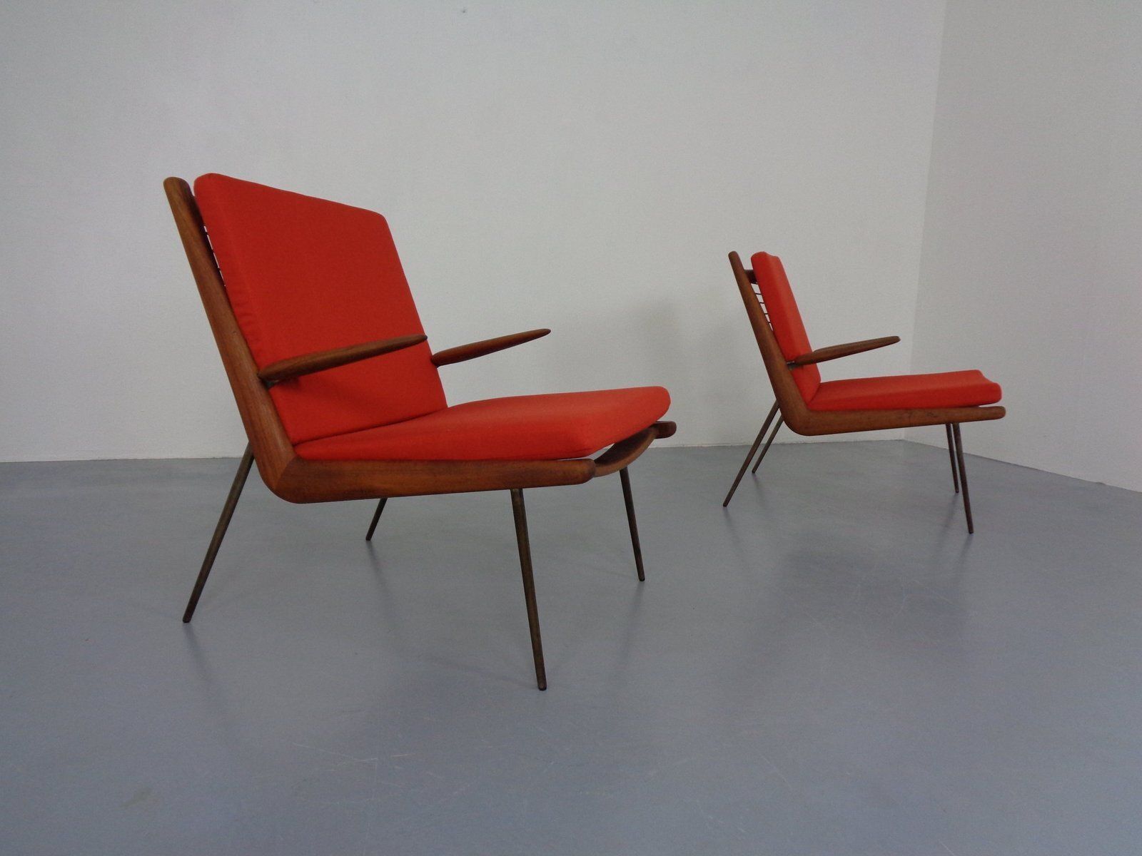 Boomerang Lounge Chair By Peter Hvidt & Orla Mølgaard Nielsen For France & Daverkosen, Denmark, 1950s photo furniture