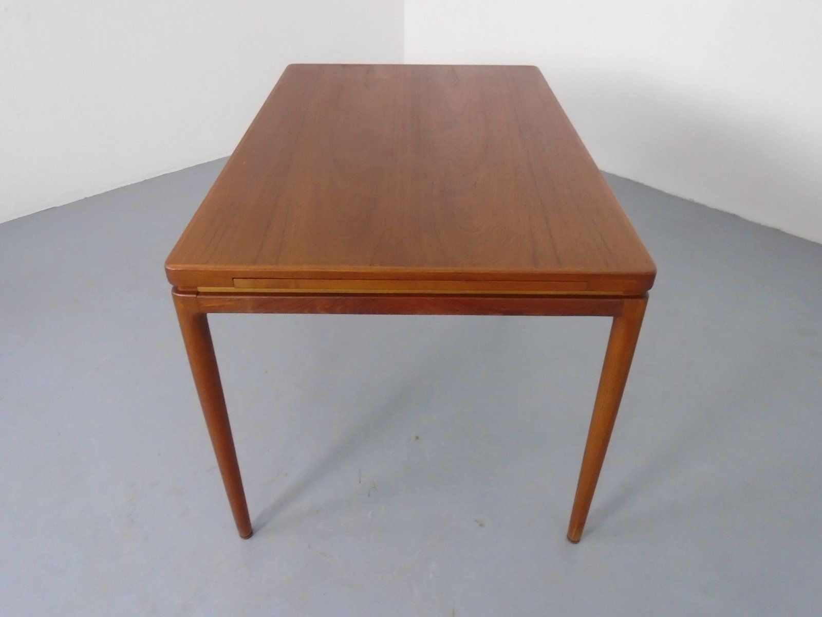 Extendable Teak Dining Table By Johannes Andersen For Christian Linneberg, Denmark, 1960s photo buy