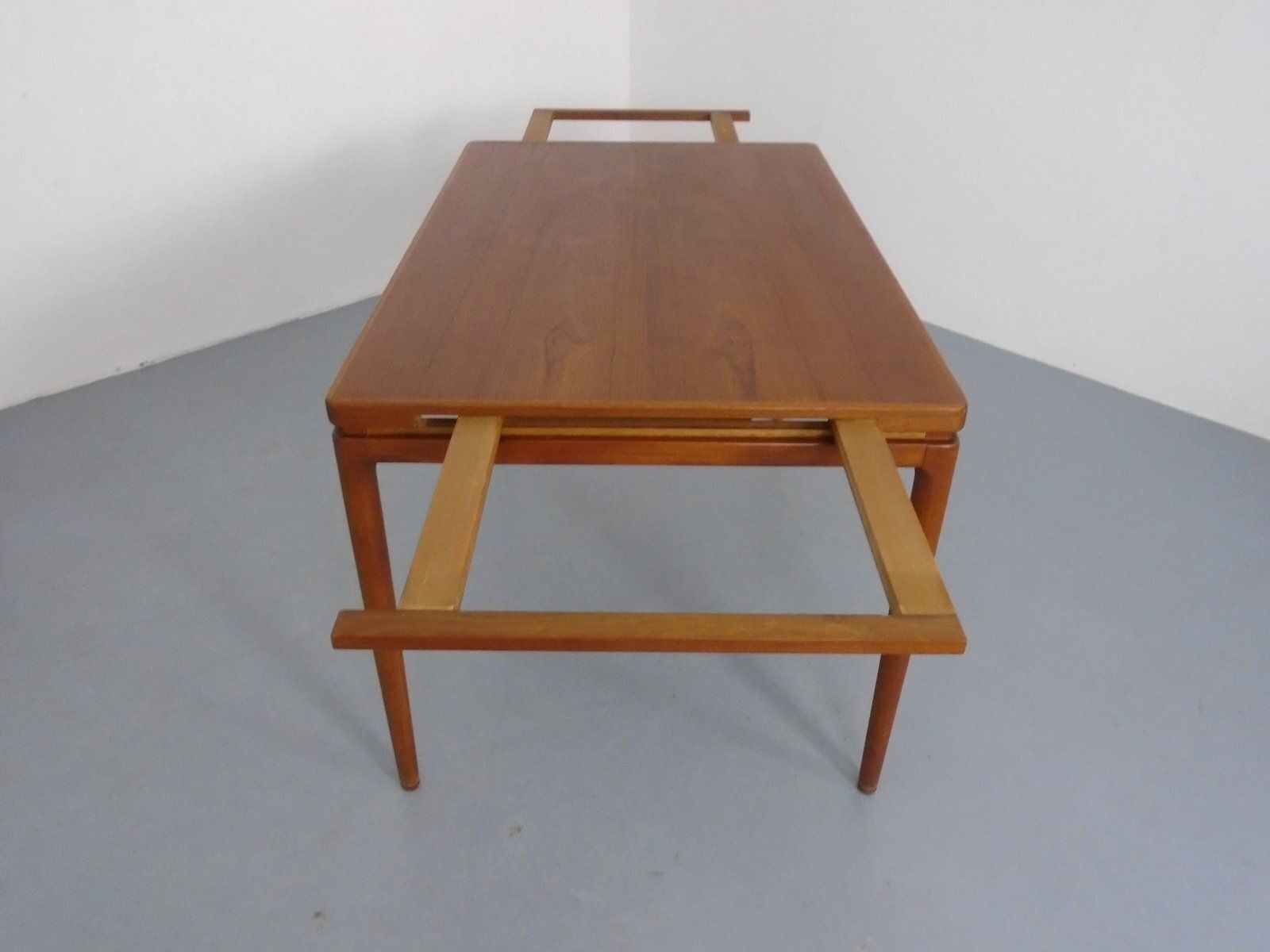 photo for sale Extendable Teak Dining Table By Johannes Andersen For Christian Linneberg, Denmark, 1960s