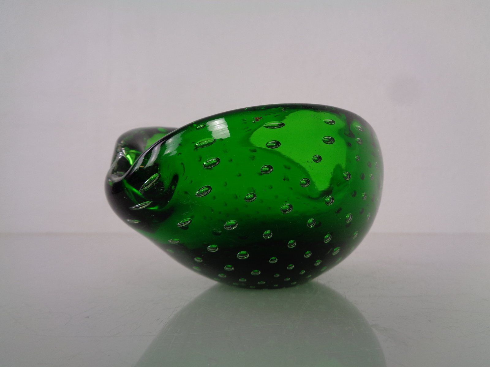 Green Sommerso Murano Glass Ashtray, Italy, 1960s photo 173.0