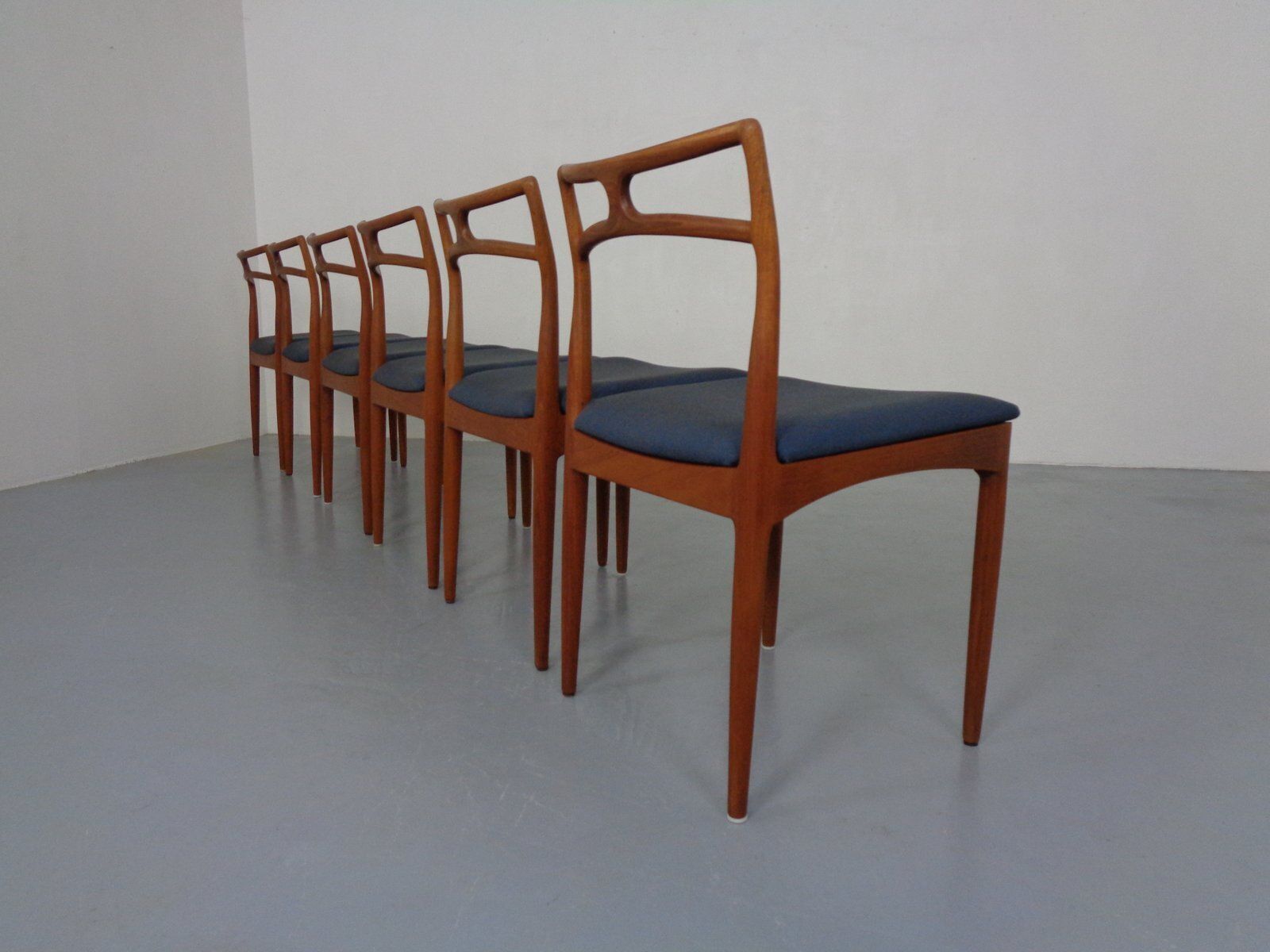 photo buy Model 94 Teak & Kvadrat Hallingdal Dining Chairs By Johannes Andersen For Christian Linneberg, Denmark, 1960s, Set Of 6