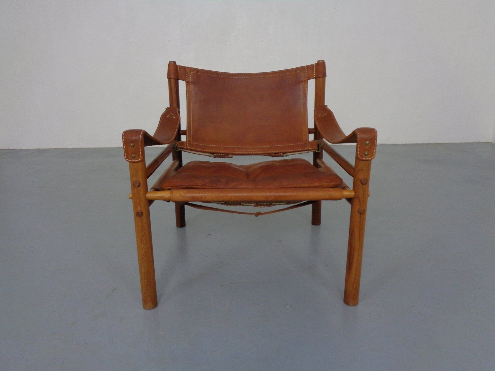 2299.0 Sirocco Safari Chair In Rosewood And Leather By Arne Norell, Sweden, 1960s photo