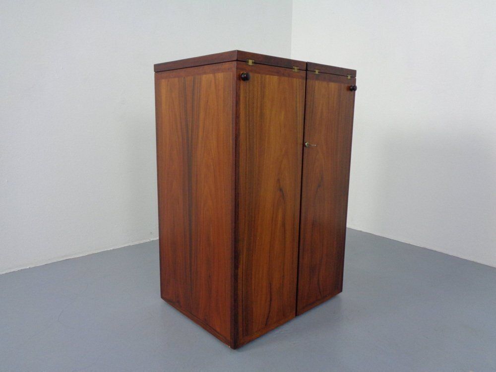 Danish Rosewood Captain's Bar By Reno Wahl Iversen For Dyrlund, 1960s photo Furniture