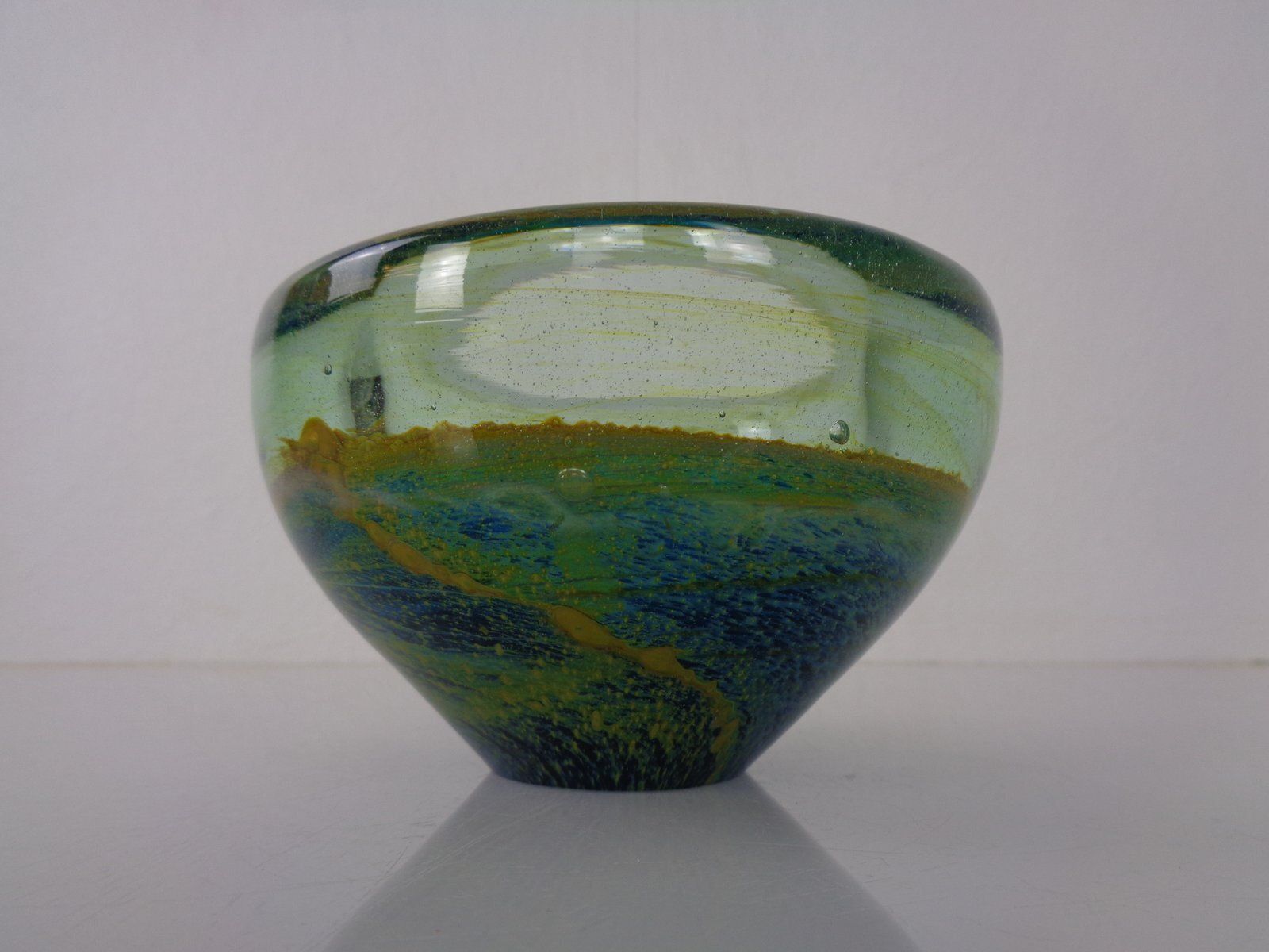 Maltese Glass Ashtray From Mdina, 1960s photo 147.0