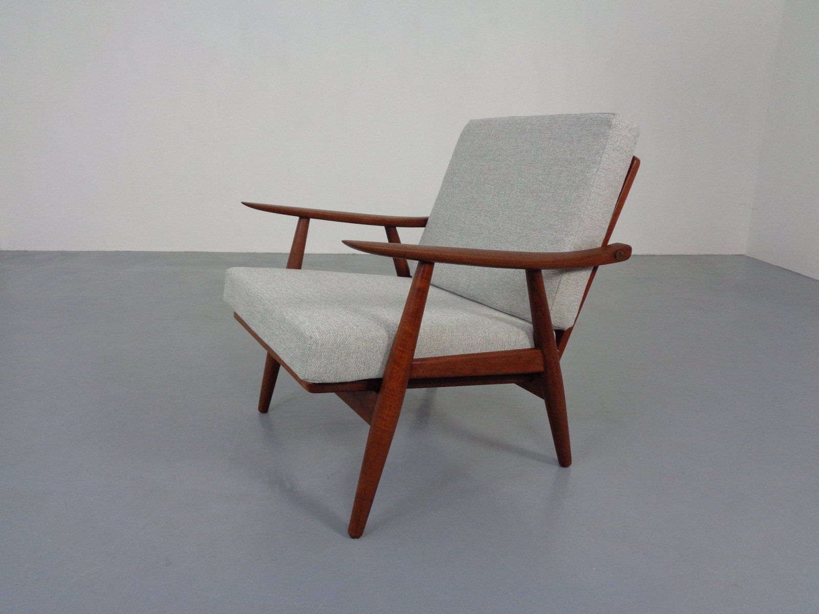 Teak Ge 270 Armchair By Hans J. Wegner For Getama, 1950s