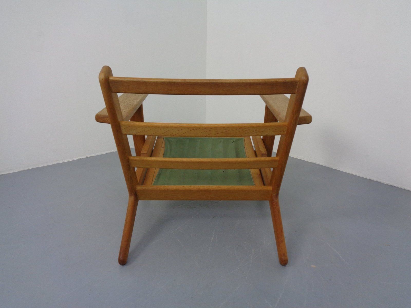 photo vinterior Danish Ge290 Chair In Oak And Kvadrat Hallingdal By Hans J. Wegner For Getama, 1960s