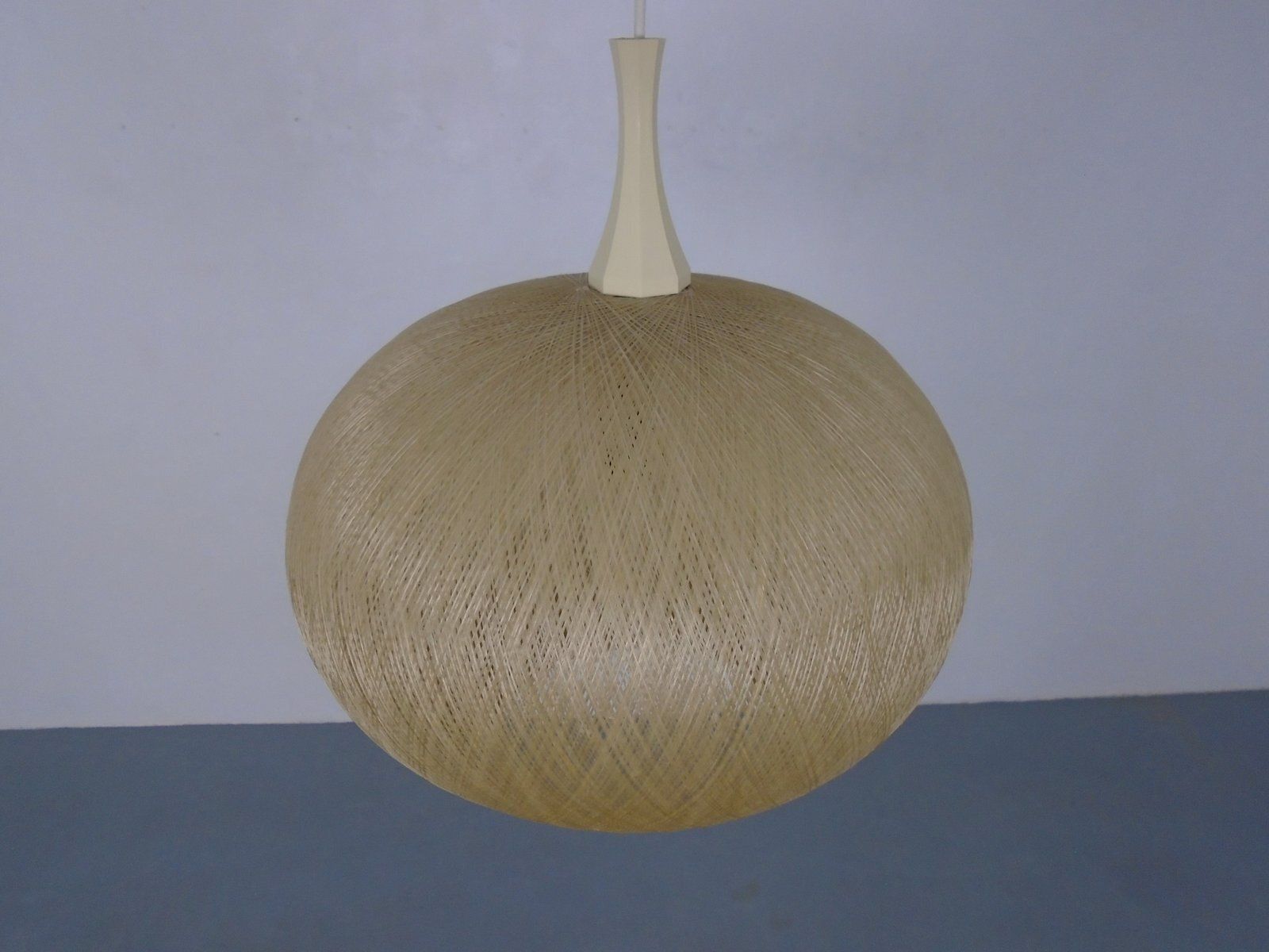 Spun Fiberglass Pendant Lamp, Germany, 1960s photo vinterior