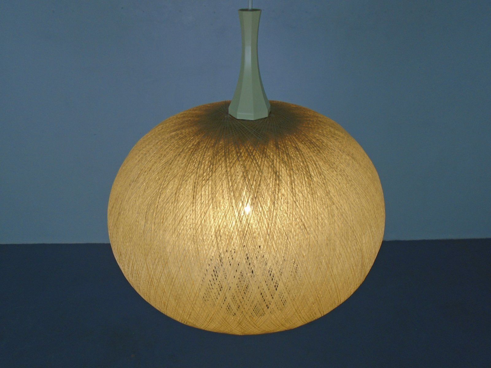 Lighting Spun Fiberglass Pendant Lamp, Germany, 1960s photo
