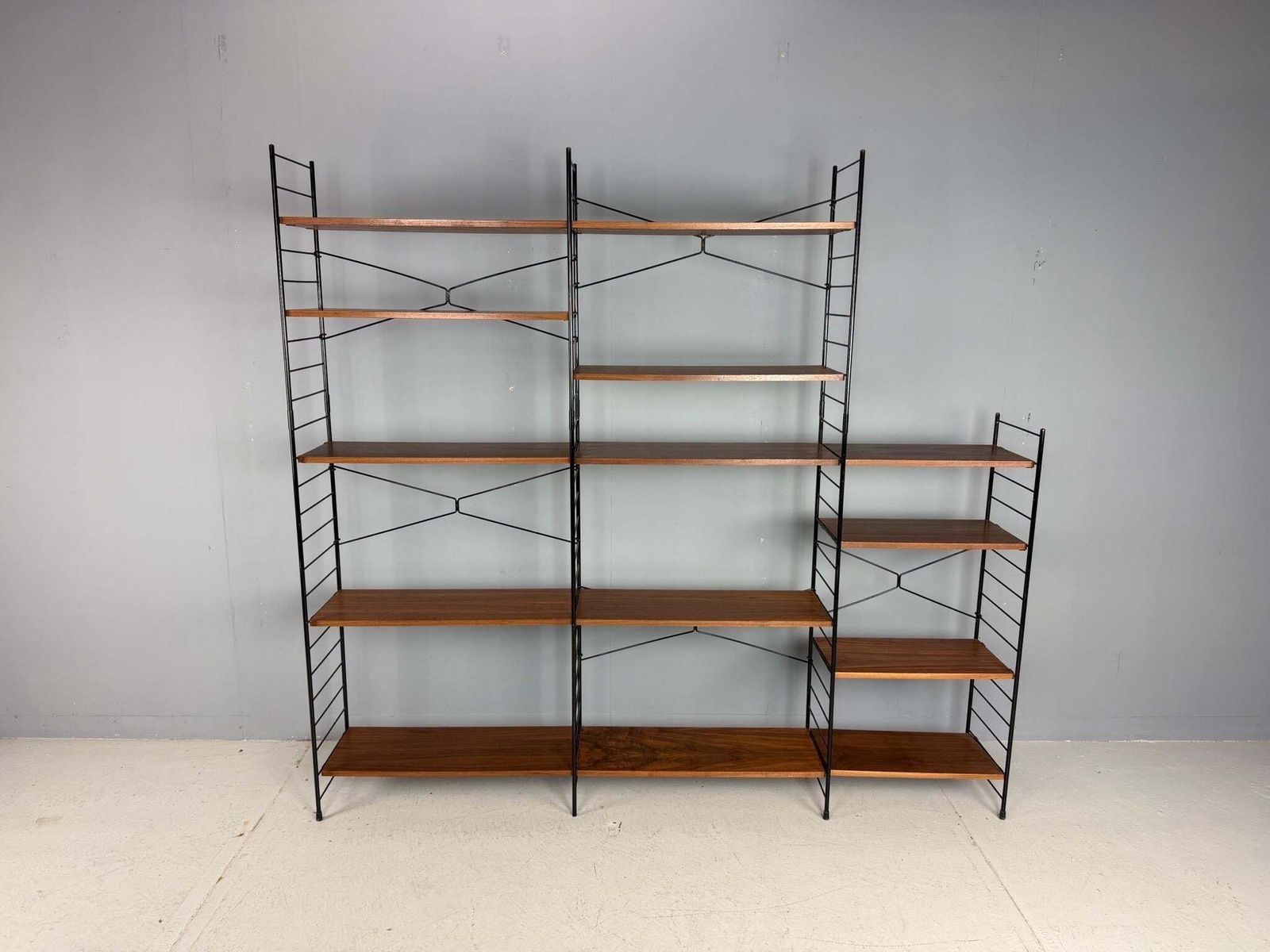 W.H.B Minamalistic Shelving Unit Germany 1960s photo furniture