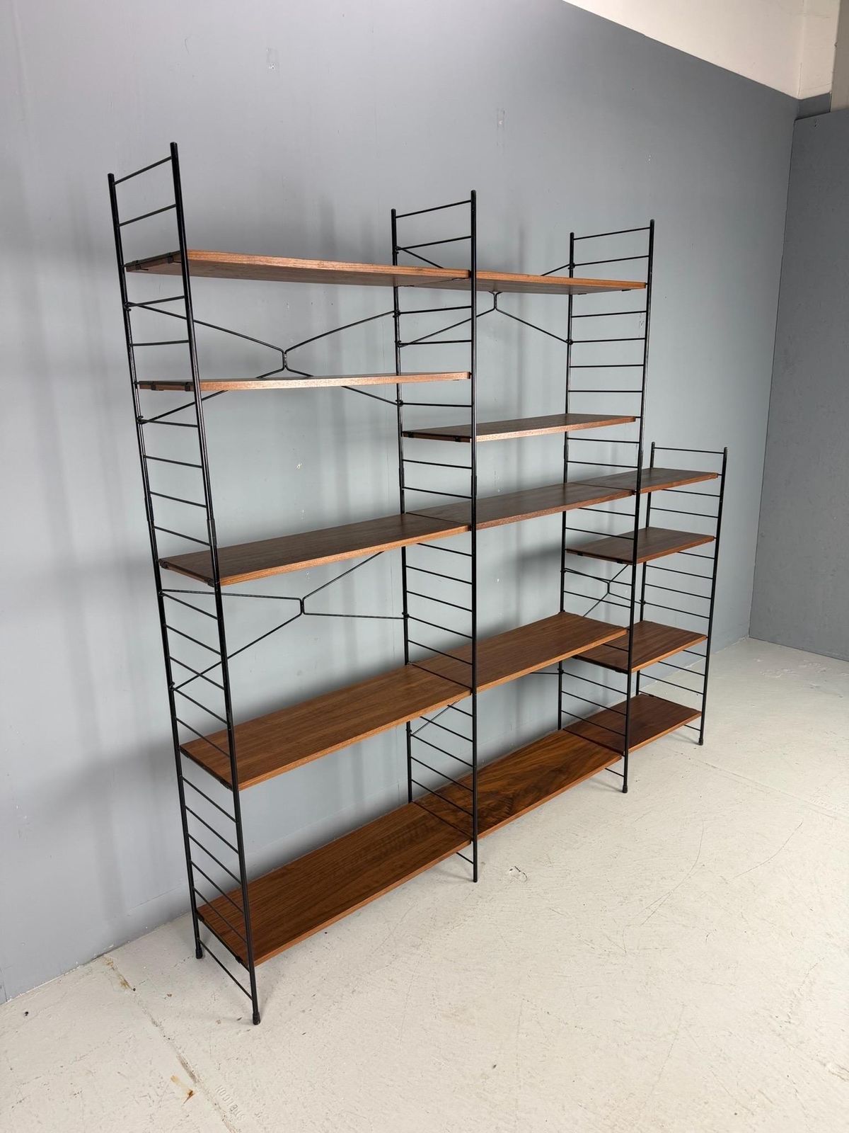 W.H.B Minamalistic Shelving Unit Germany 1960s photo Furniture