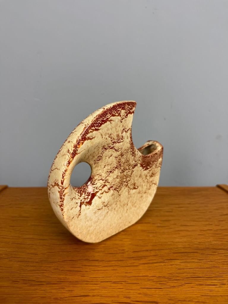 photo furniture Roberto Rigon For Bertoncello Italy, Mid Century Modern Ceramic Vase, 1960