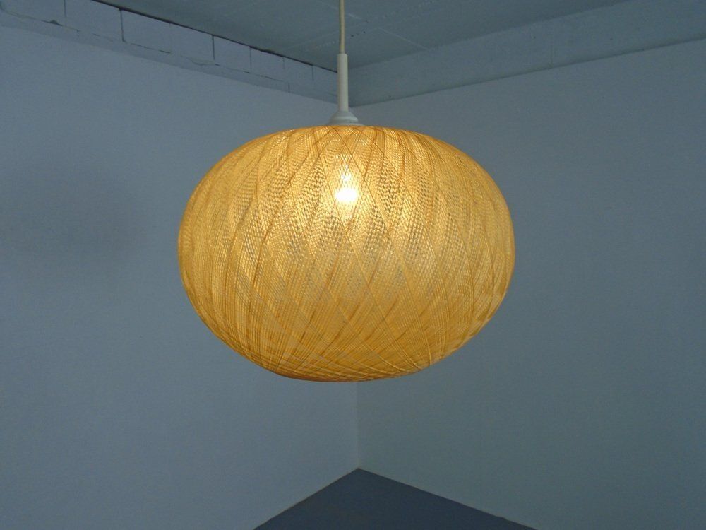 Spun Fiberglass Pendant Lamp, Germany, 1960s photo buy