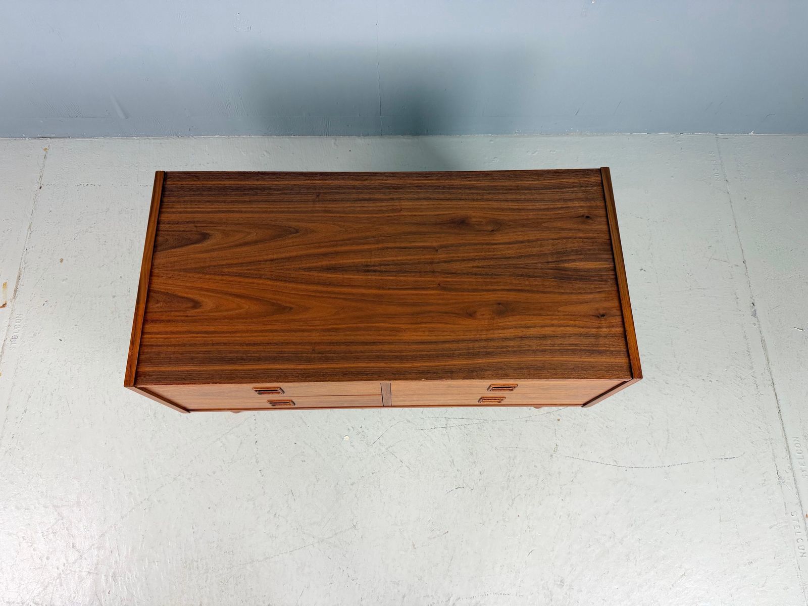 photo furniture Danish Teak Low Chest With Four Drawers, 1960s