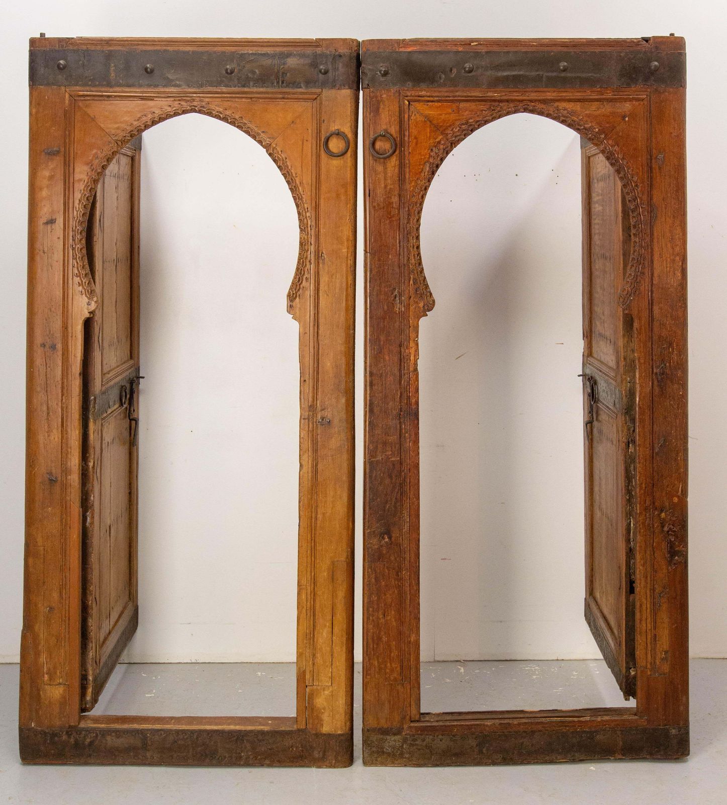 Antique Pair Of Moroccan Cedar Double Doors 18th Century photo 2869.0
