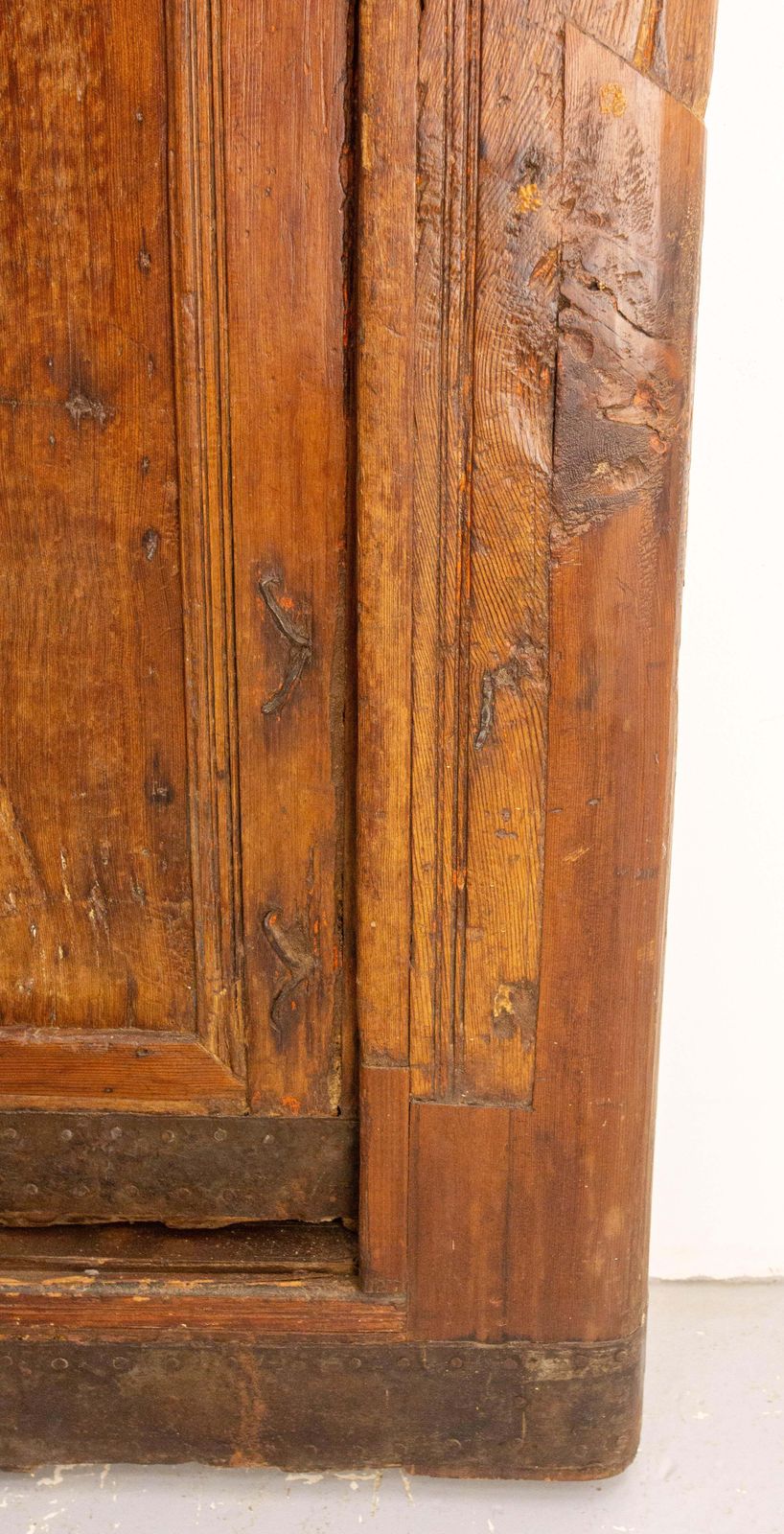 Antique Pair Of Moroccan Cedar Double Doors 18th Century photo vintage