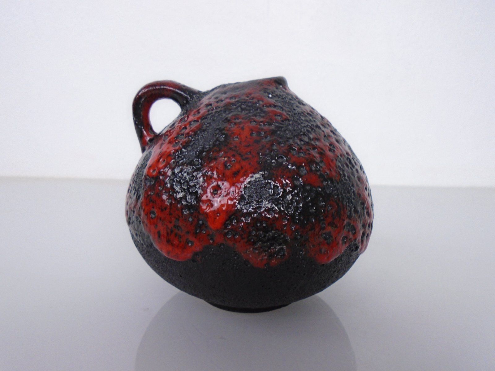 Lava Ceramic Vase By Otto Gerharz For Otto Keramik, Germany, 1970s photo for sale