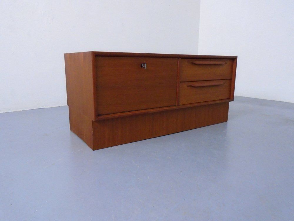 Rt 200 Teak Lowboard By Heinrich Riestenpatt For Rt Möbel, Germany, 1960s