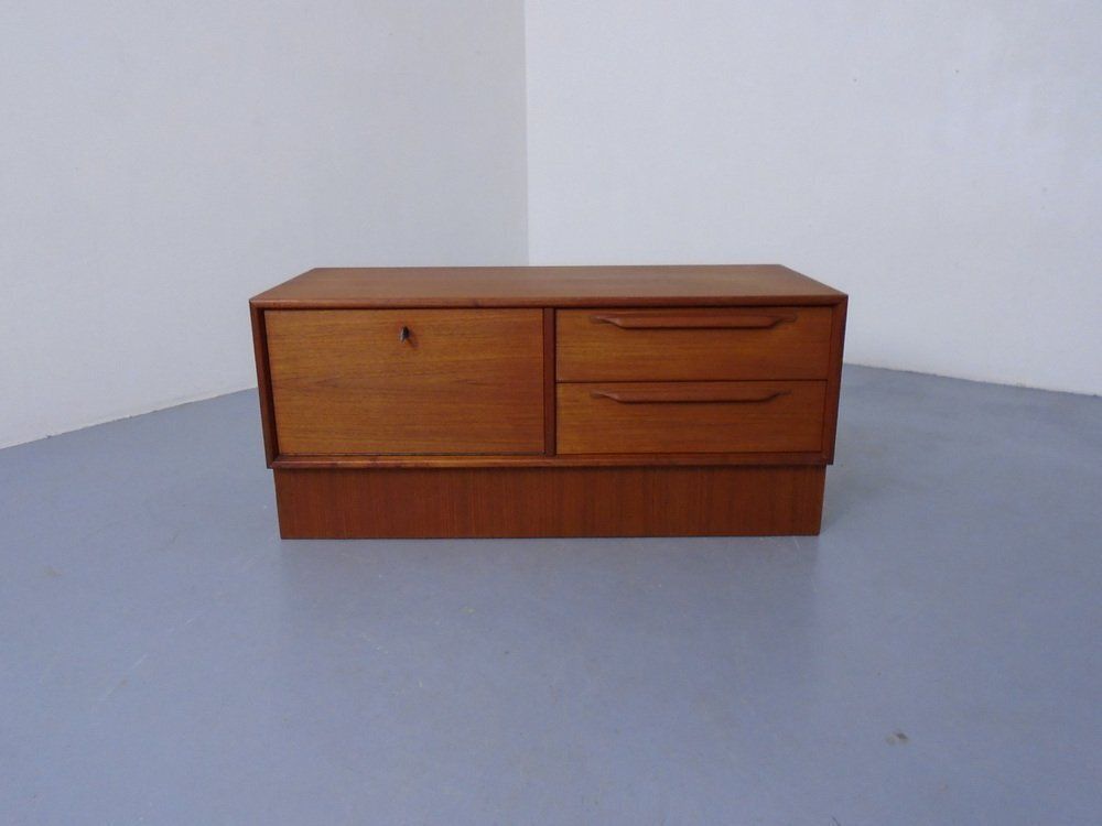 Rt 200 Teak Lowboard By Heinrich Riestenpatt For Rt Möbel, Germany, 1960s photo for sale