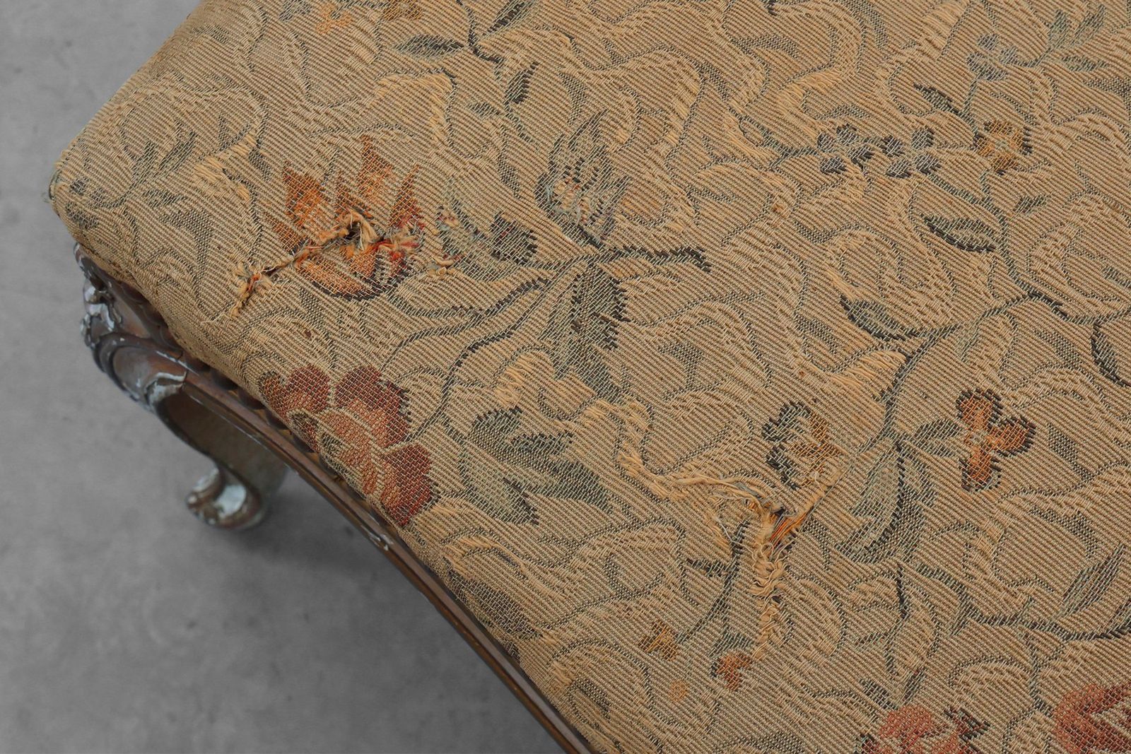 1718.0 Antique French Louis XV Style Piano Bench, 1800s photo