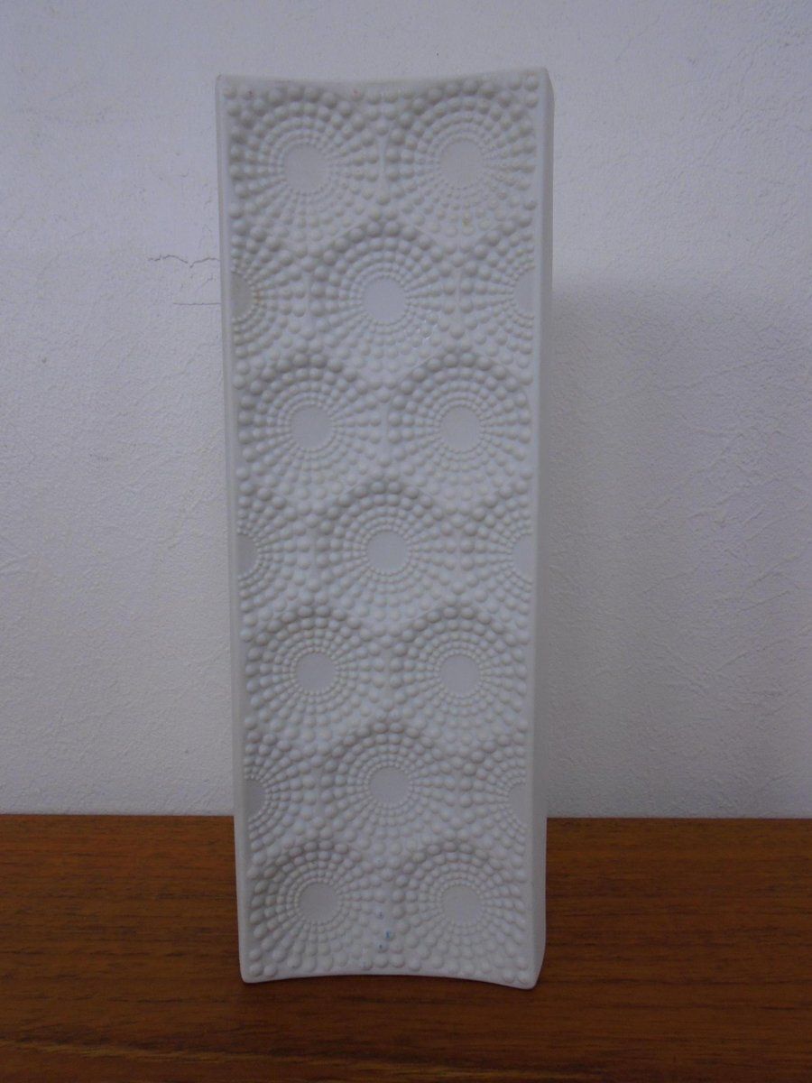 Mid Century Op Art Vase From Ak Kaiser, Germany, 1960s