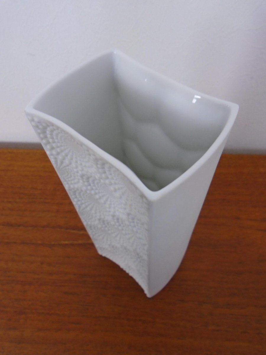 Mid Century Op Art Vase From Ak Kaiser, Germany, 1960s photo buy