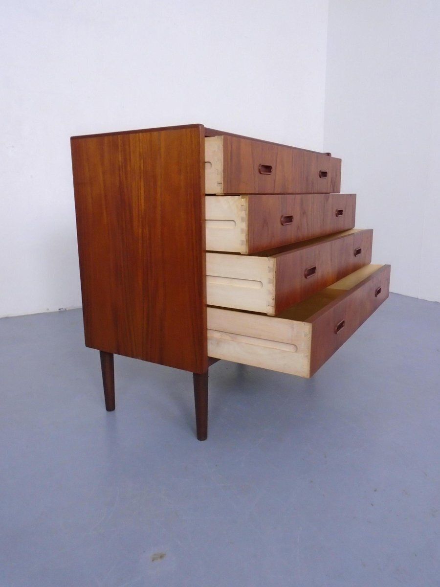 Danish Teak Chest Of Drawers, 1960s photo buy