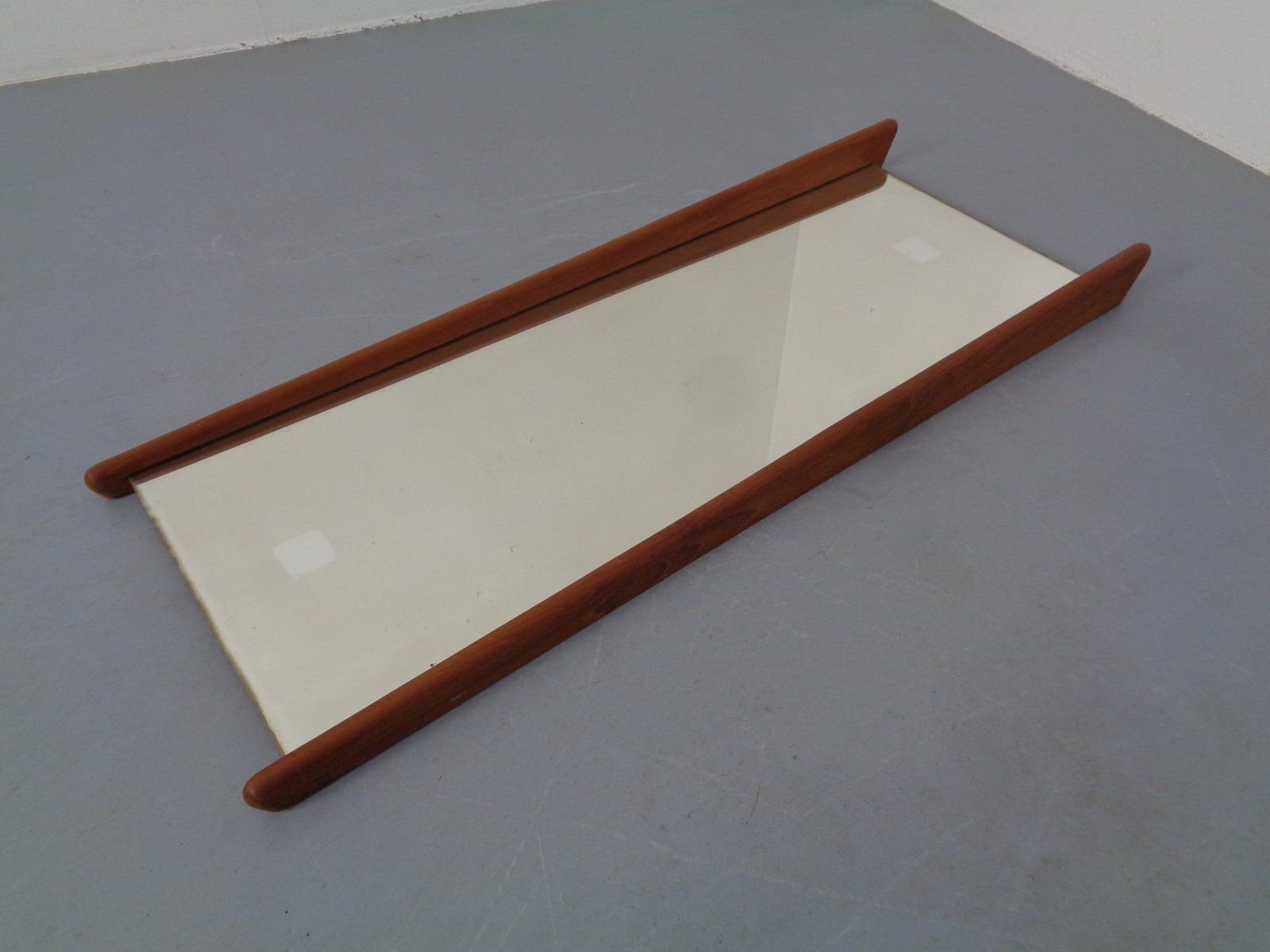 photo furniture Large Teak Mirror By Uno & östen Kristiansson For Luxus, Sweden, 1960s