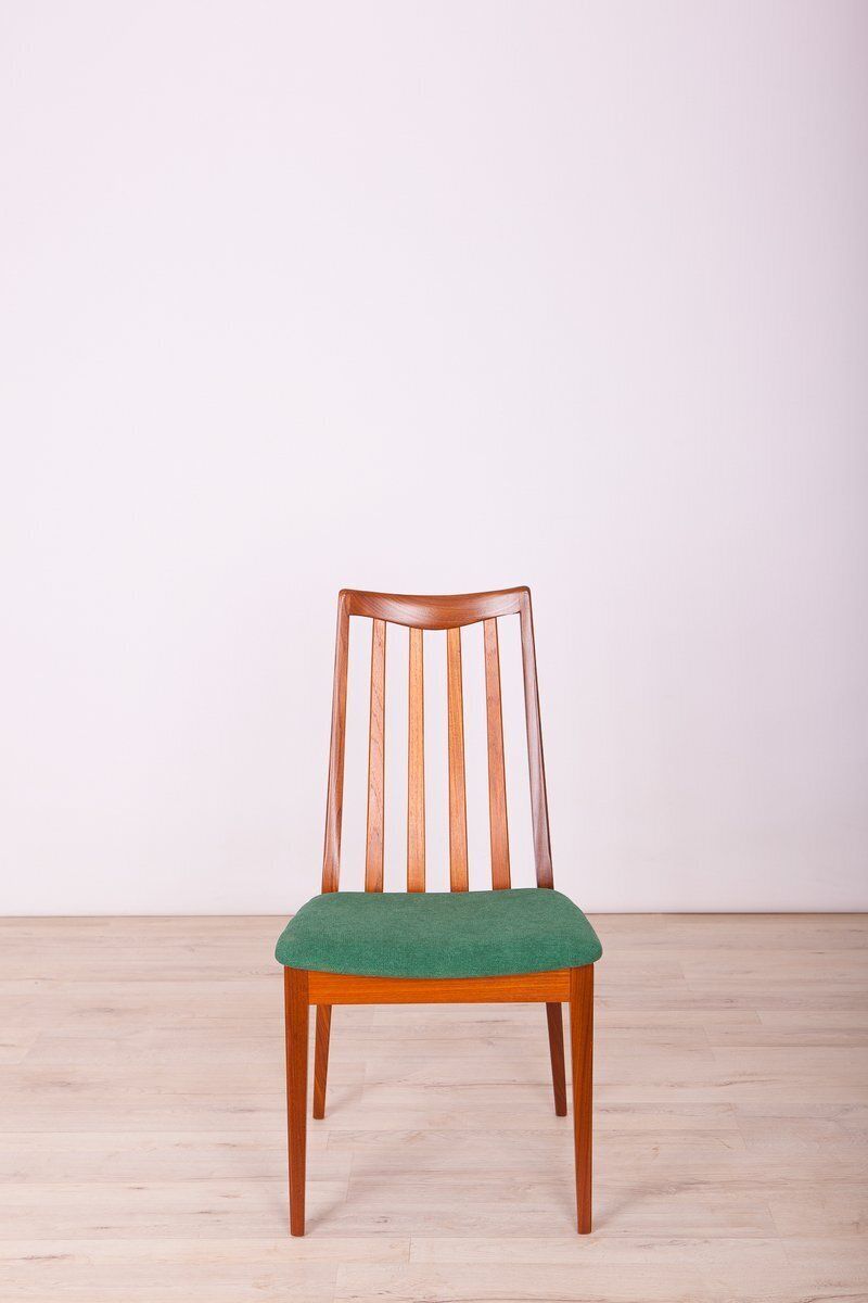 Fabric And Teak Dining Chairs By Leslie Dandy For G Plan, 1960s, Set Of 6 photo 1397.0