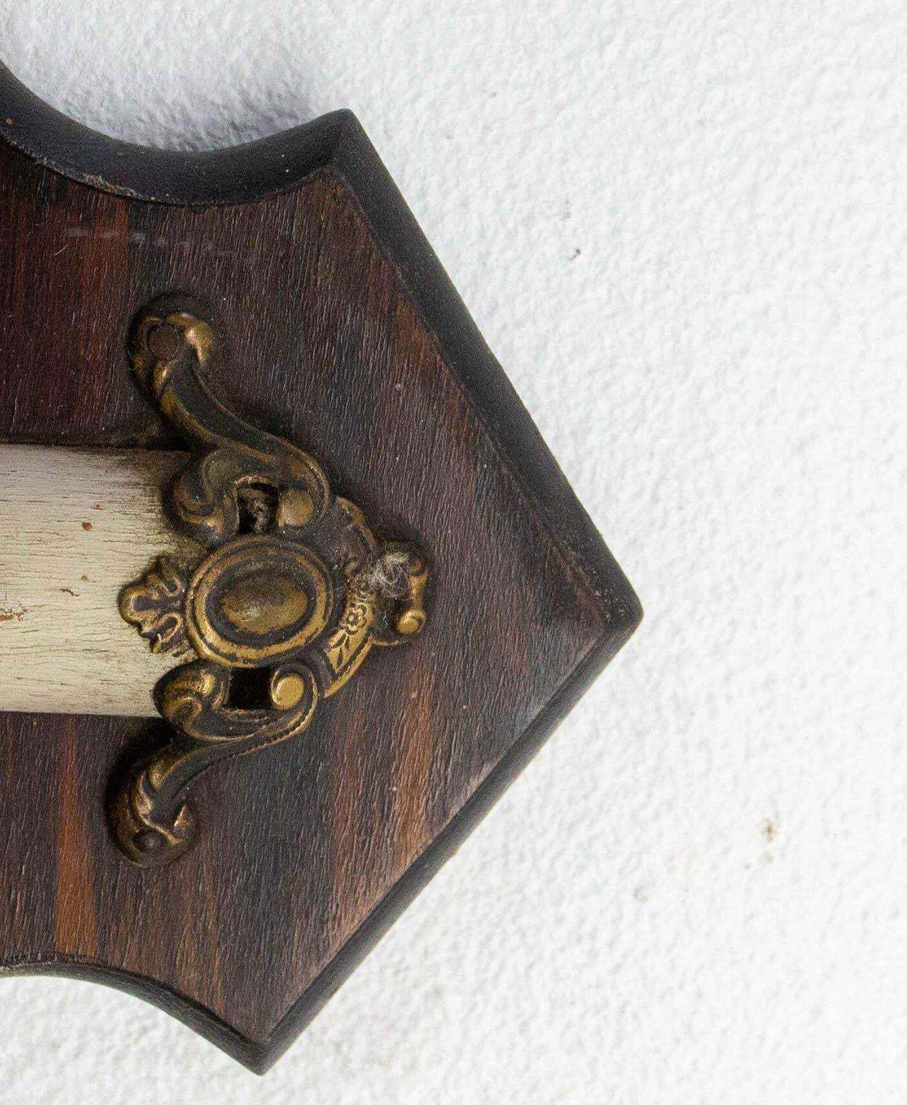 Antique Crucifix Holy Water Font French Napoleon III photo 338.0
