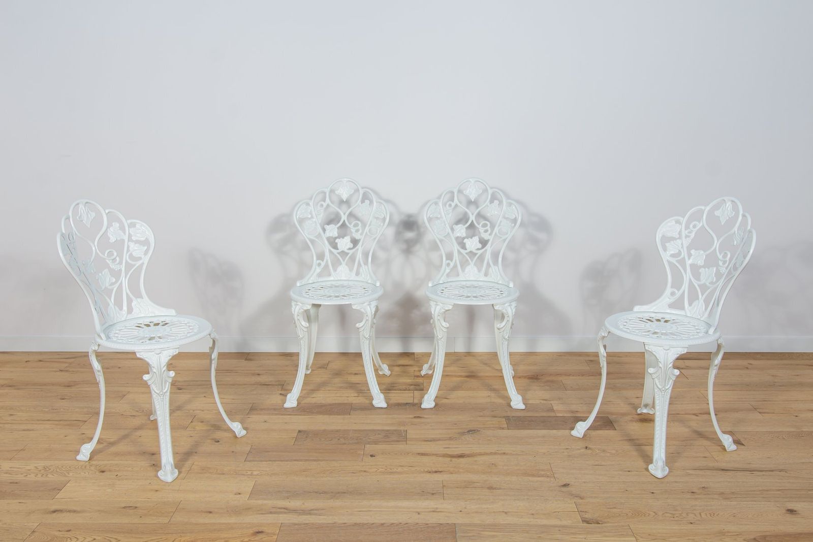 photo buy Art Nouveau Aluminum Garden Chairs, 1950s, Set Of 5
