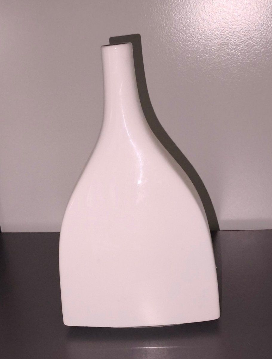 White Porcelain Vase By Trude Petri For Kpm Berlin, 1950s