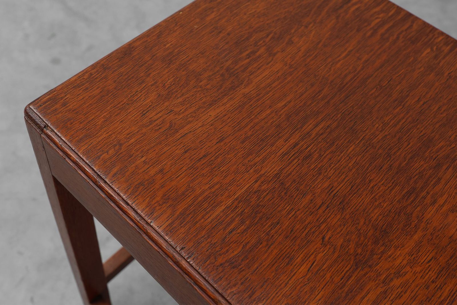 Art Deco Oak Stacking Tables, France, 1920s, Set Of 3 photo 1510.0