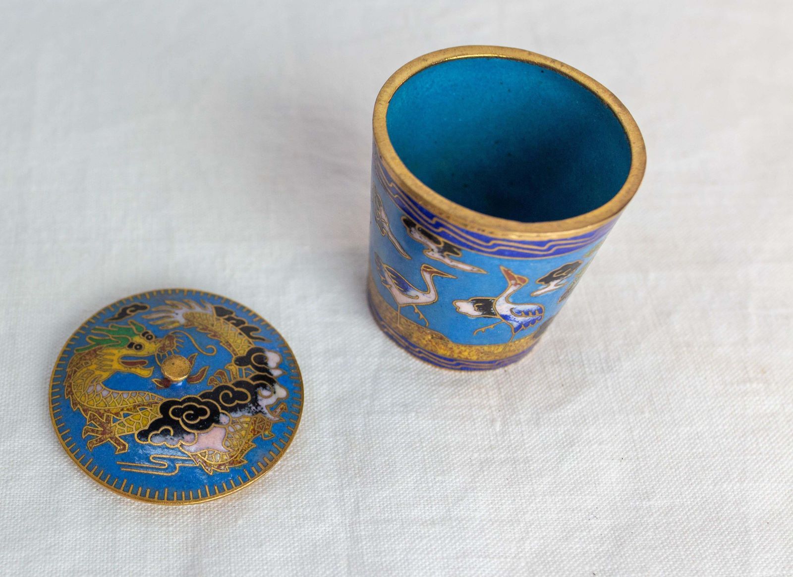 468.0 Set Of Four Small Boxes From A Collection, French & Chinese Before 1950 photo