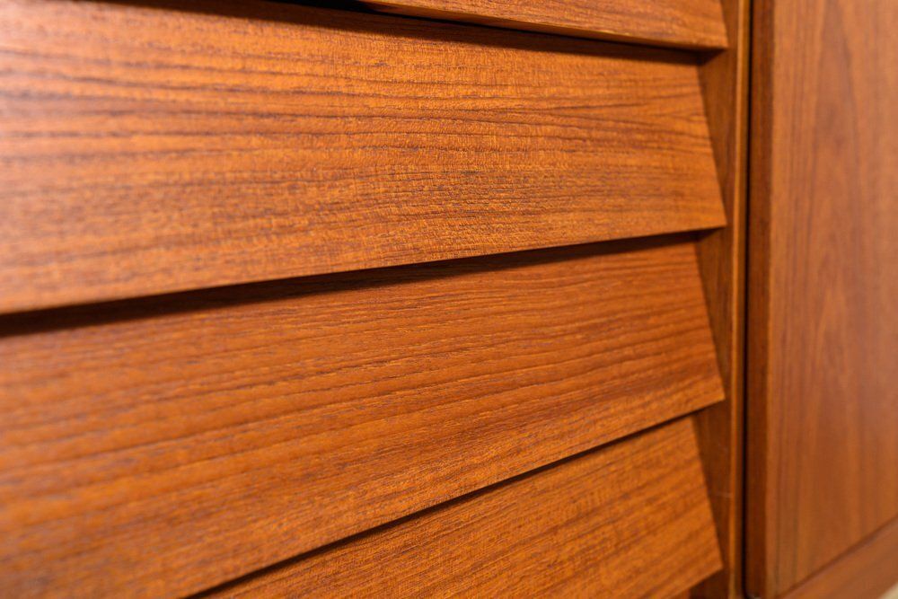 photo vinterior Mid Century Teak Sideboard By Nils Jonsson For Hugo Troeds, Sweden, 1960s