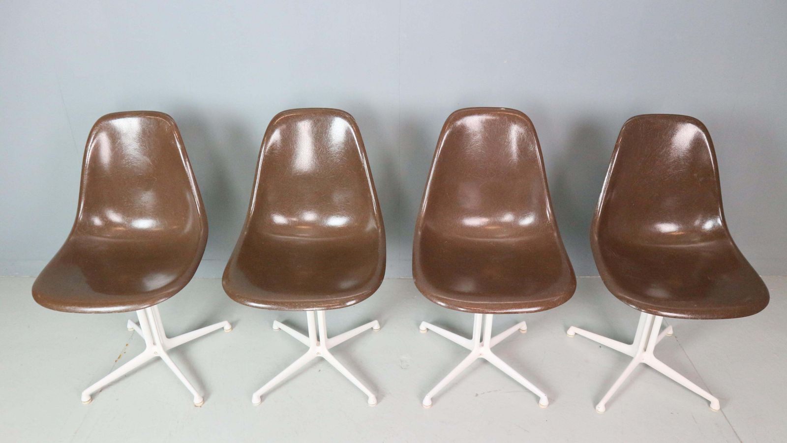 photo for sale Charles & Ray Eames Set Of 4 "La Fonda" Chairs For Herman Miller, 1960