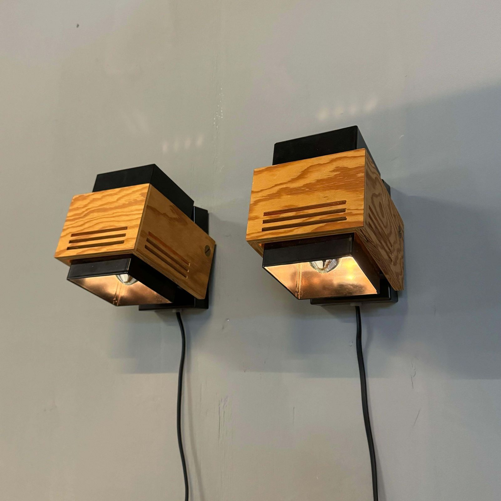 Cubism Wall Lamps By Claus Bolby For Cebo Industri 70's photo 398.0