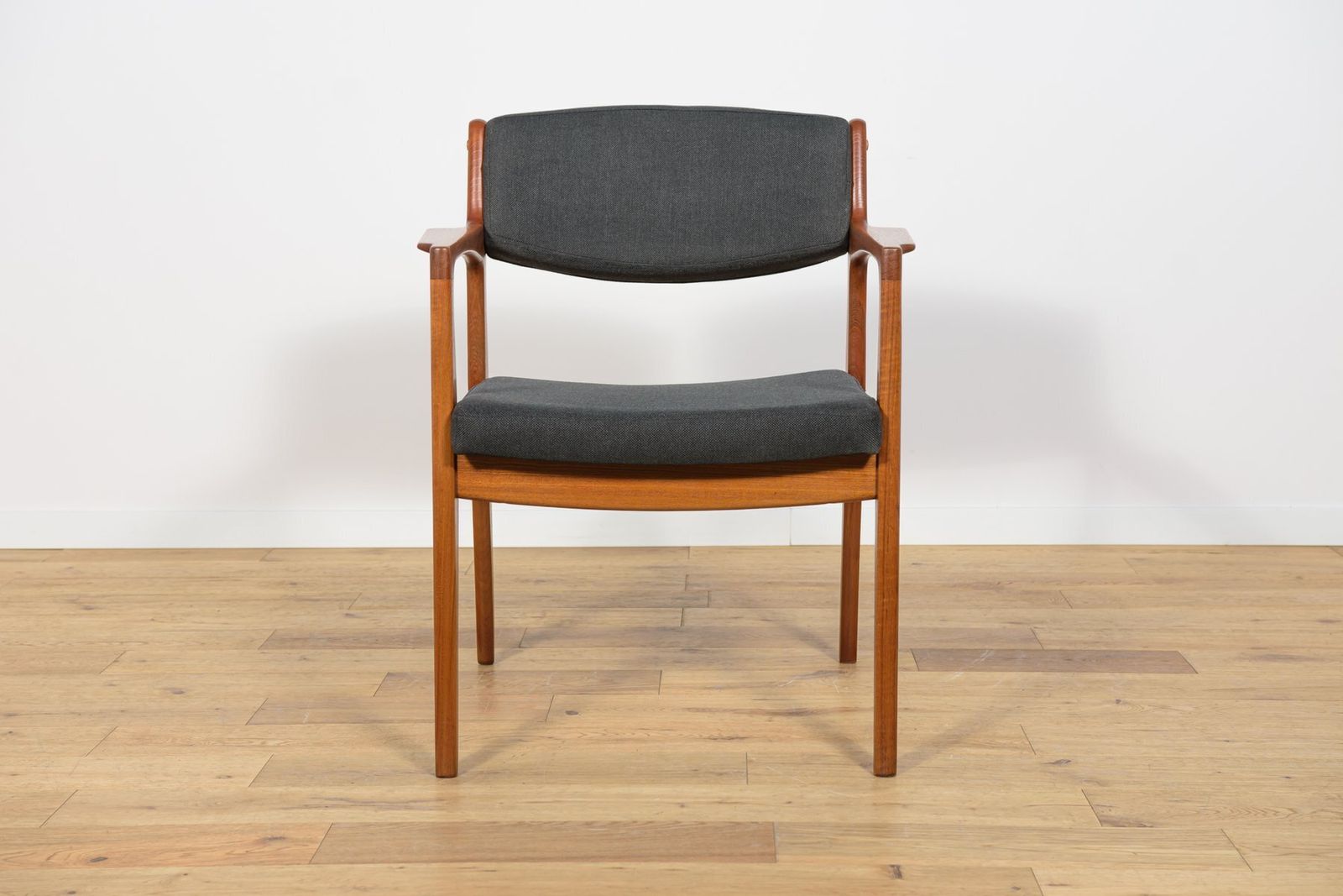 Mid Century Teak & Leather Armchair By Erik Buck For ørum Møbelfabrik, Denmark, 1960s photo furniture