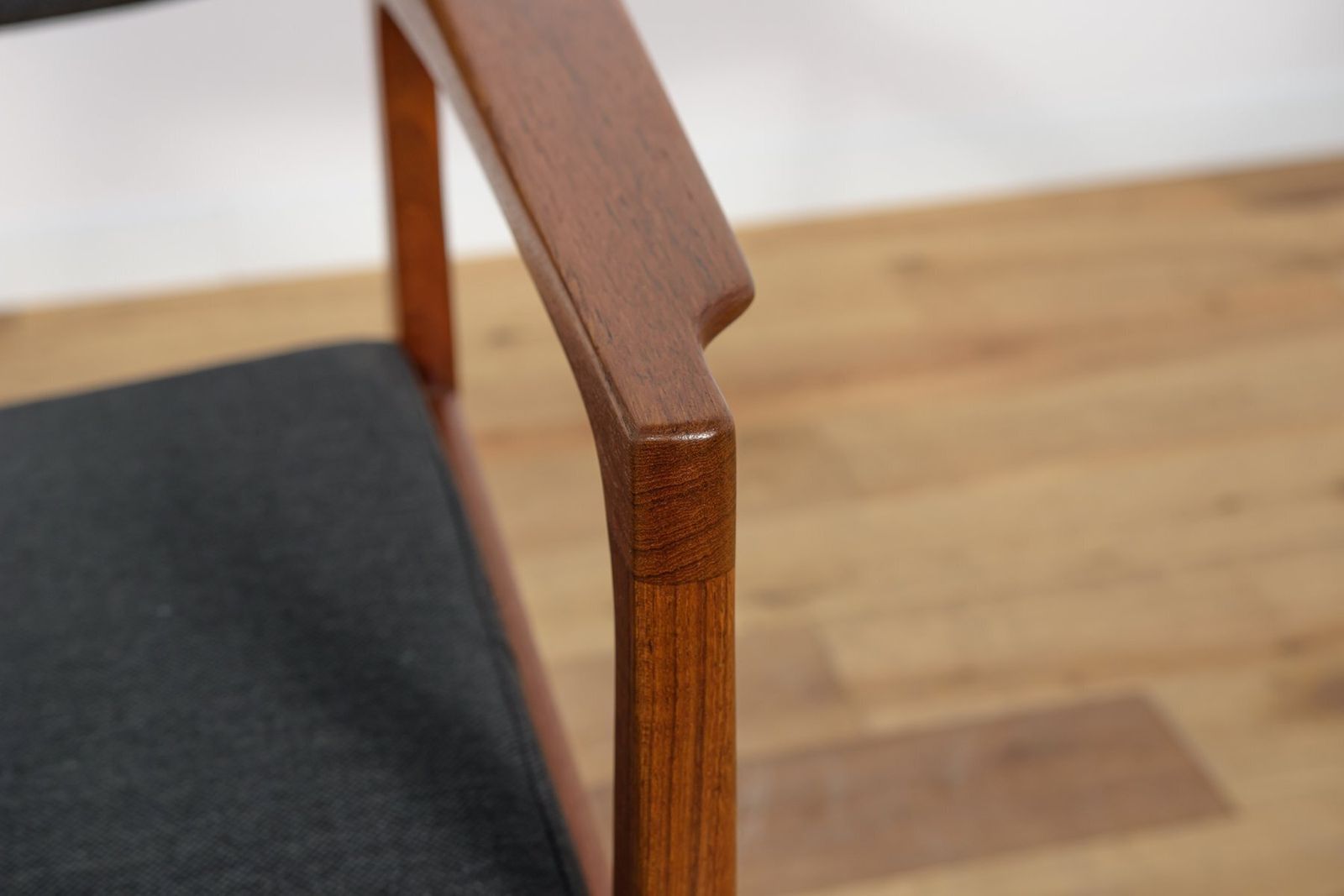 photo buy Mid Century Teak & Leather Armchair By Erik Buck For ørum Møbelfabrik, Denmark, 1960s