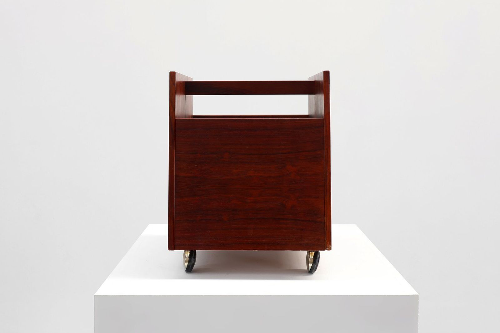 Mid Century Magazine Lp Caddy Rack By Rolf Hesland For Bruksbo, Norway, 1970s photo 1926.0