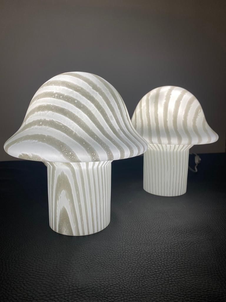 Mushrooms Peill Putzler One Piece Glass 1960 photo for sale