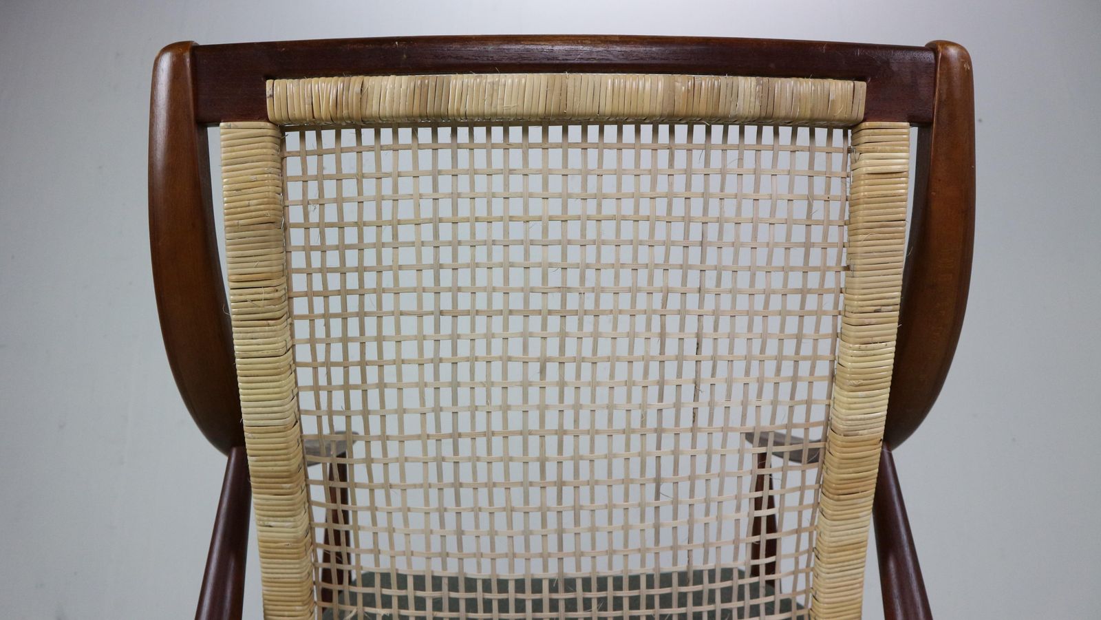 Peter Hvidt& Orla Mølgaard Nielsen Fd146 Cane Back Easy Chair, Denmark photo vintage