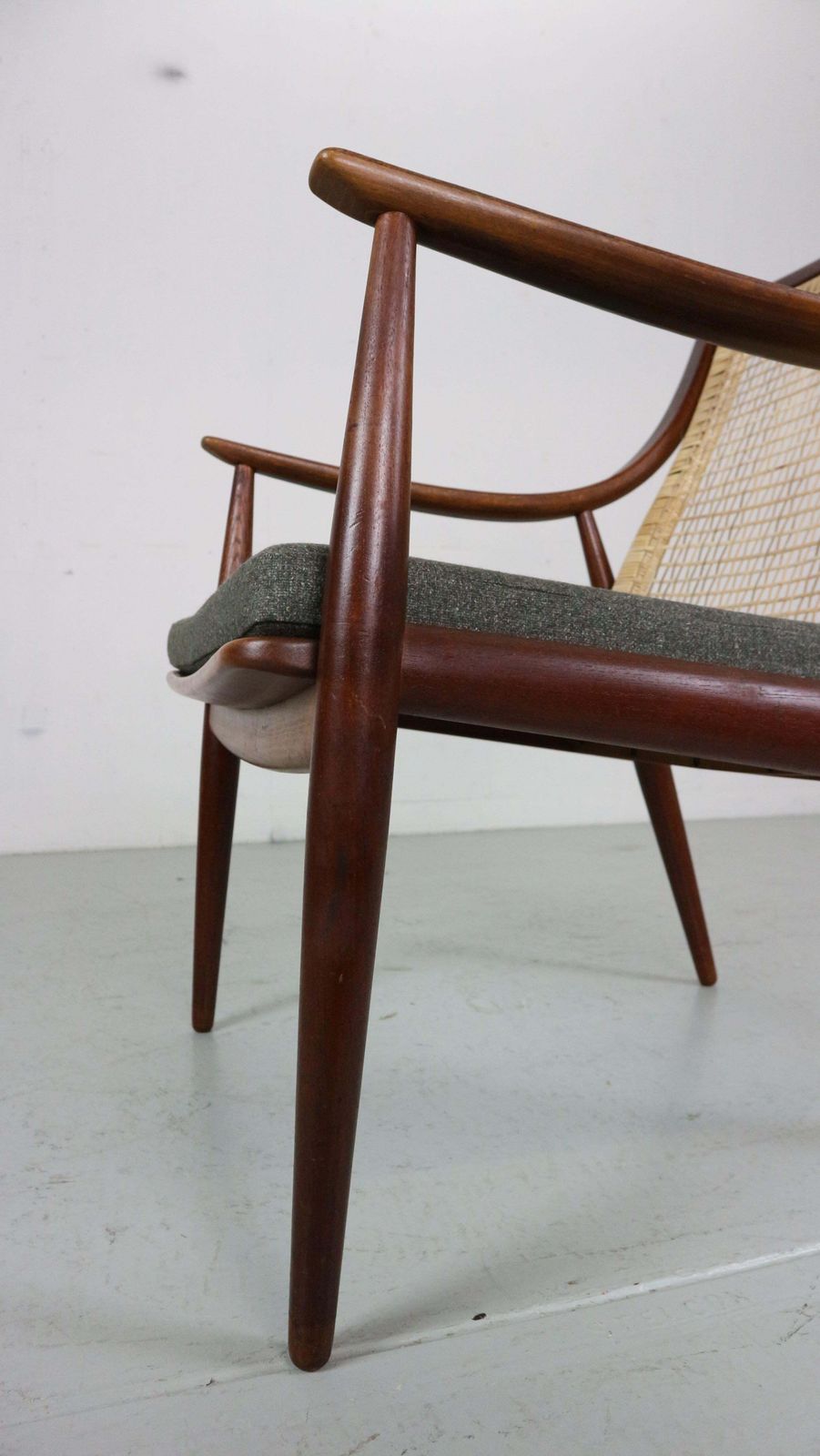 2872.0 Peter Hvidt& Orla Mølgaard Nielsen Fd146 Cane Back Easy Chair, Denmark photo