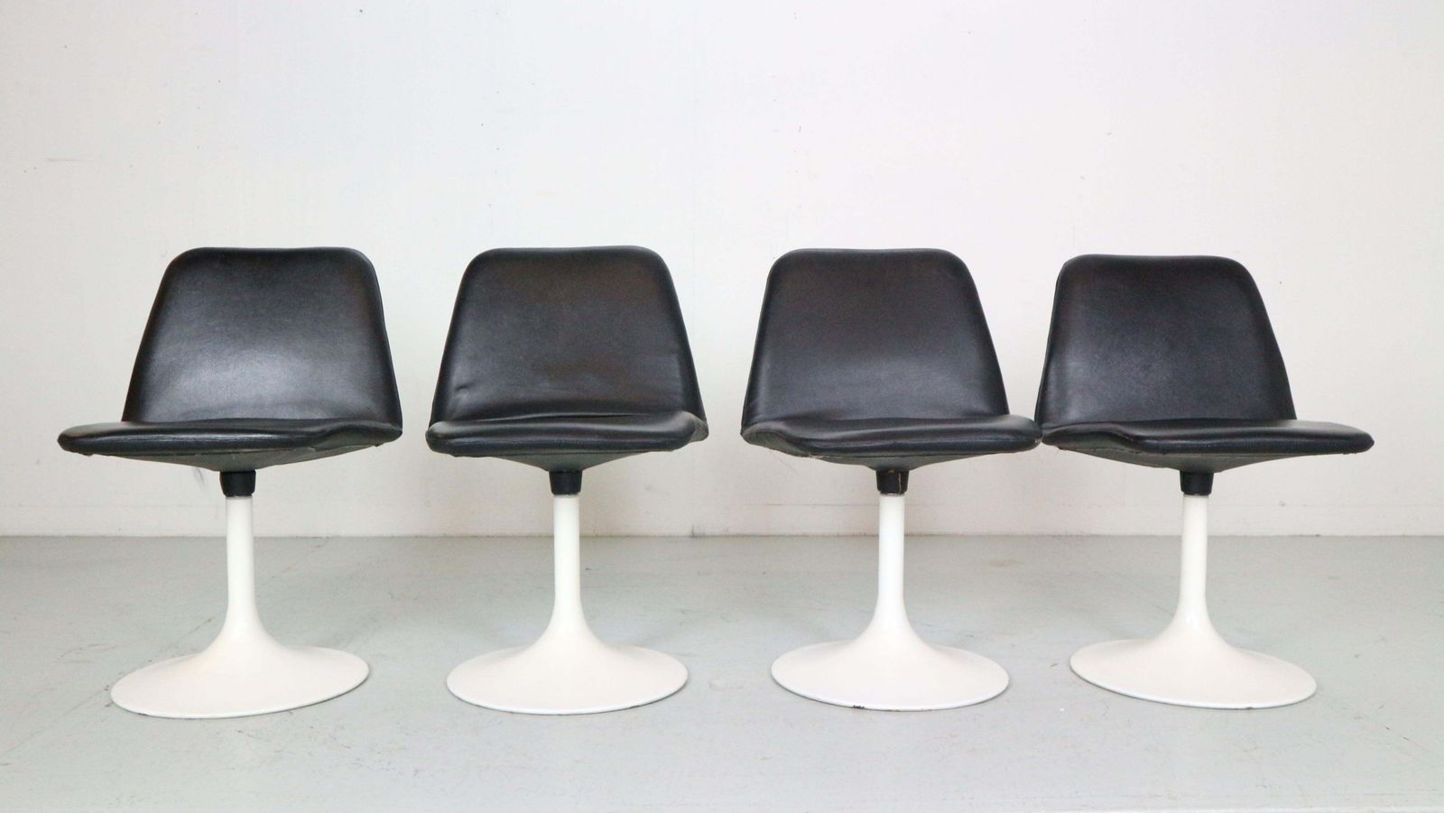 Scandinavian Modern Set Of 4 Dinning Chairs By Börje Johanson Vinga, Sweden 1970 photo Furniture