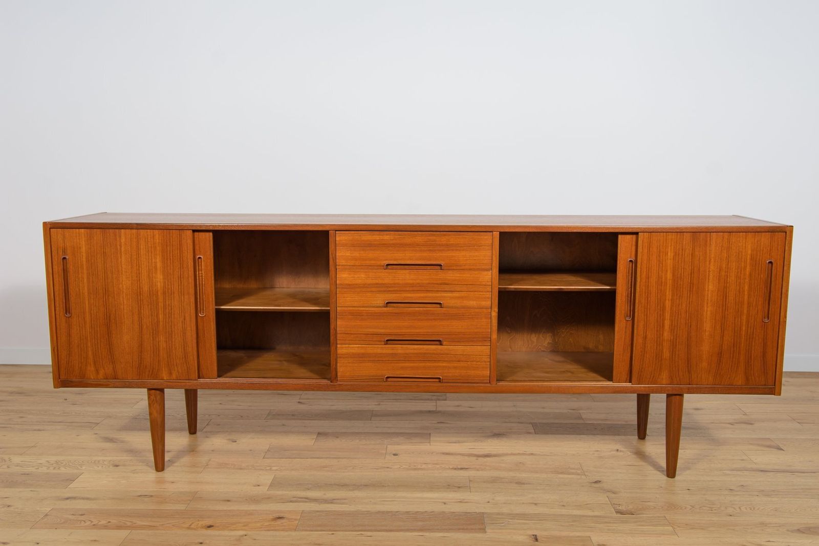 photo for sale Mid Century Teak Sideboard By Nils Jonsson For Hugo Troeds, Sweden, 1960s