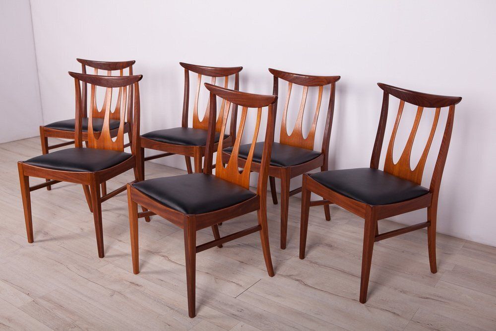 Brasilia Dining Chairs From G Plan, 1960s, Set Of 6