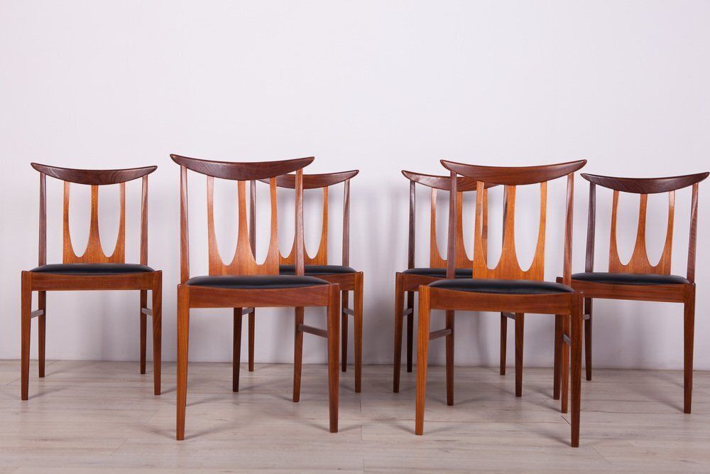 Brasilia Dining Chairs From G Plan, 1960s, Set Of 6 photo 2201.0