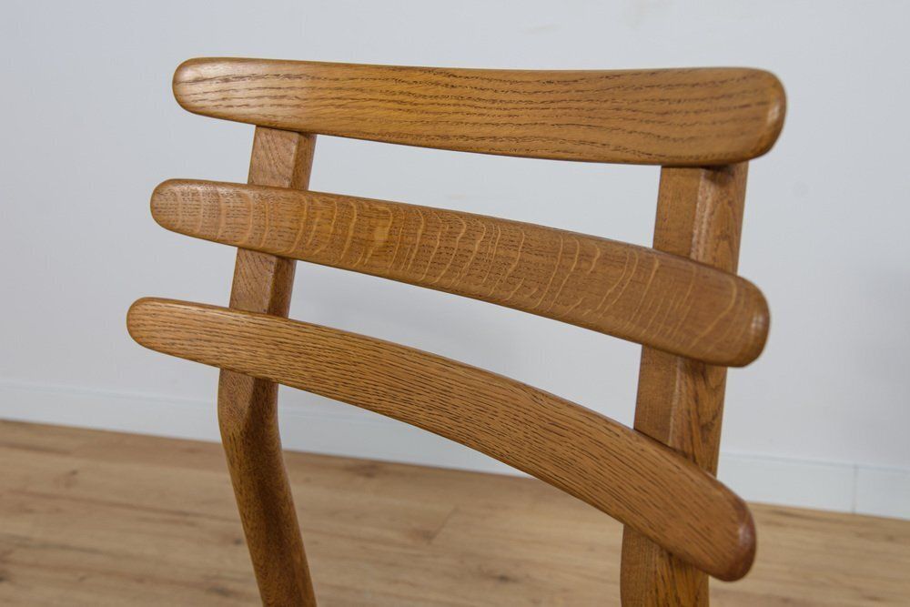 photo vinterior Mid Century Oak Dining Chairs By Poul Volther For Fdb Mobler, Denmark, 1960s, Set Of 6