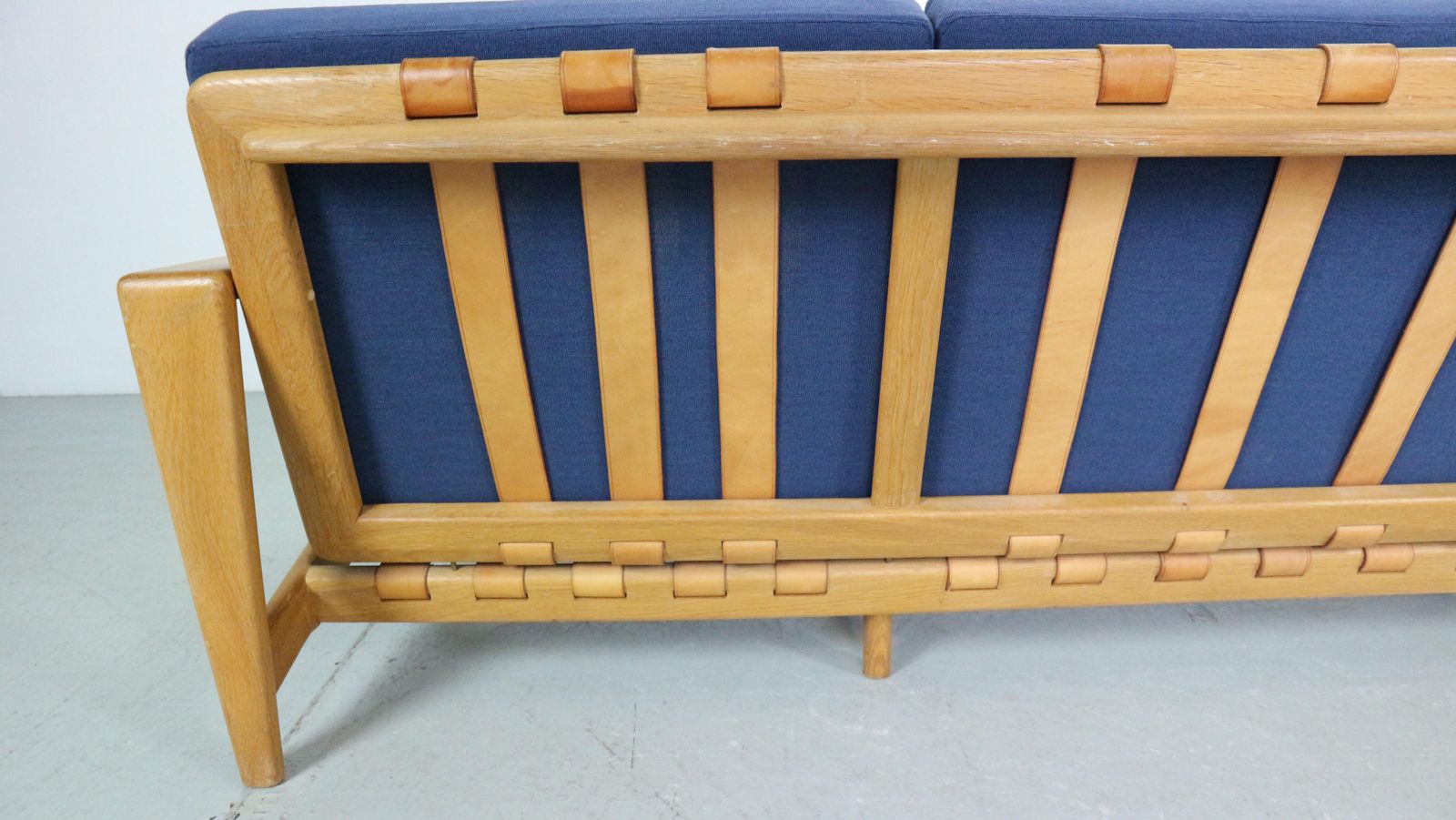 photo for sale Svante Skogh Swedish Model  "Bodö" Oak 3, 5 Seater Sofa For Säffle Möbler, 1950